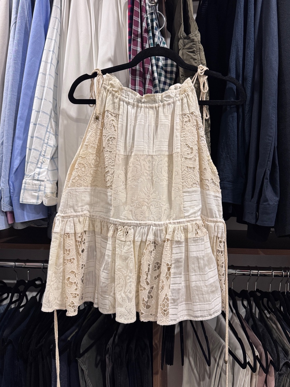 Zimmermann Andie halterneck broderie-anglaise lace top - Size 1
